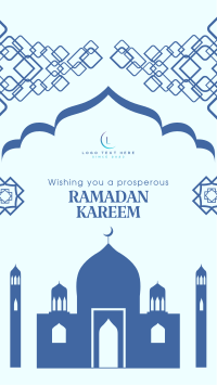 Ramadan Mosque Instagram story Image Preview