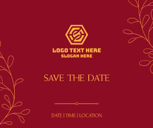 Save the Date Leaves Facebook post