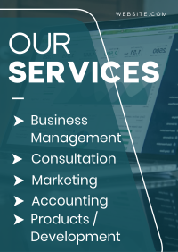 Corporate Our Services Poster Image Preview