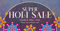 Holi Sale Patterns Facebook ad Image Preview