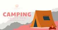 Safety Camping Facebook Ad Design