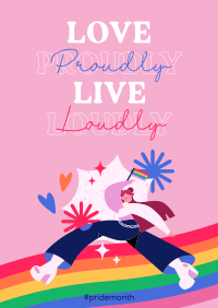 Lively Pride Month Poster Image Preview