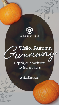 Hello Autumn Giveaway TikTok Video Preview