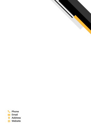 Yellow Corporate Letterhead Image Preview
