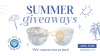 Summer Treat Giveaways Facebook Event Cover Design
