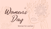  Aesthetic Women's Day Facebook Event Cover Preview