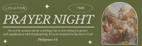 Rustic Prayer Night Twitter header (cover) Image Preview