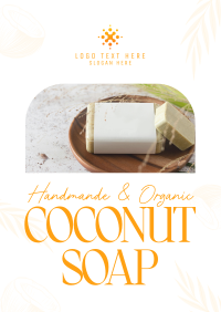 Organic Coconut Soap Poster Image Preview