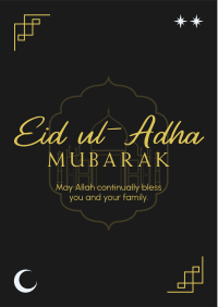 Blessed Eid ul-Adha Flyer Design