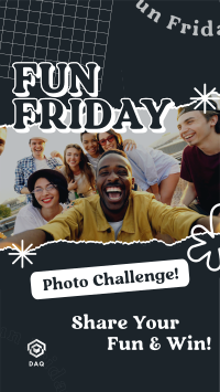 Fun Friday Photo Challenge Facebook Story Design