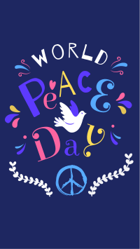 Color Of Peace Facebook story Image Preview