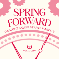 Daylight Saving Reminder Instagram Post Preview