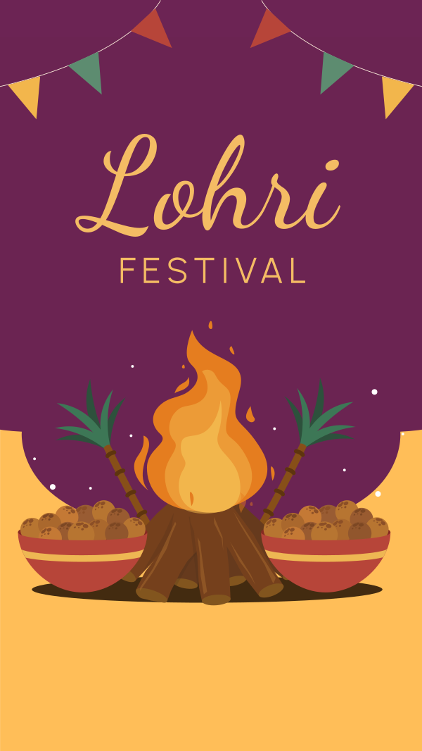 Lohri Festival Facebook Story Design Image Preview