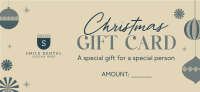 Ornamental Christmas Sale Gift Certificate Image Preview