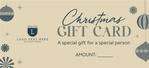 Ornamental Christmas Sale Gift Certificate Image Preview