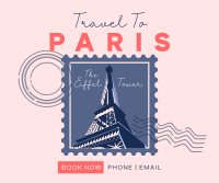Welcome To Paris Facebook Post Design