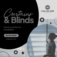 Curtains & Blinds Installation Linkedin Post Image Preview