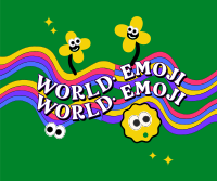 Psychedelic Emoji Facebook post Image Preview