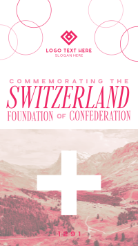 Switzerland Confederation Commemoration Facebook Story Preview