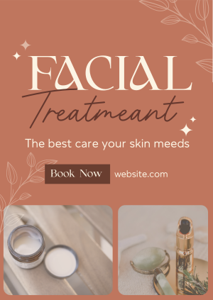 Beauty Facial Spa Treatment Poster Image Preview