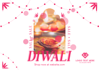 Accessories for Diwali Postcard Design