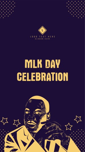 MLK Day Celebration Instagram story Image Preview