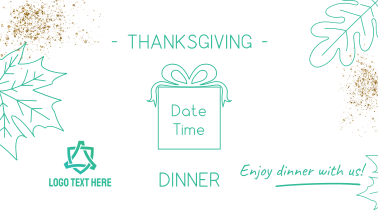 Thanksgiving Dinner Party Facebook event cover