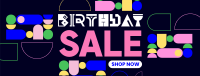 It's your Birthday Sale Facebook Cover Design