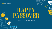 Happy Passover Facebook Event Cover Design