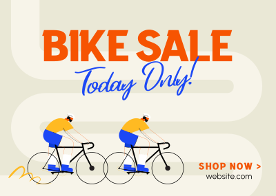 World Bicycle Day Promo Postcard Image Preview