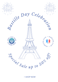 Bastille Special Sale Flyer Design