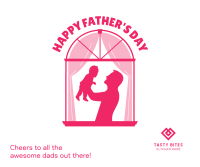 Father & Child Window Facebook Post Design