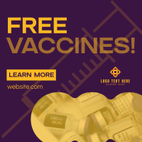 Vaccine Vaccine Reminder Instagram Post Design