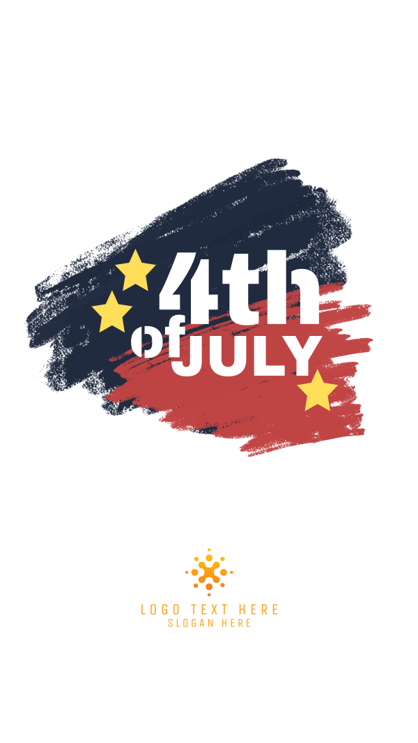 Fourth of July Facebook Story Design Image Preview