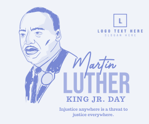 Martin Luther King Day Facebook post Image Preview