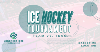 Sporty Ice Hockey Tournament Facebook ad Image Preview