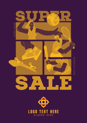 Super Sale in Sporting Goods Poster Image Preview