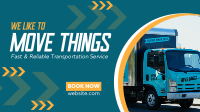 Trucking Service Company Facebook event cover Image Preview