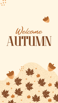Autumn Season Greeting YouTube short Image Preview