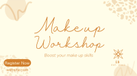 Abstract Beauty Workshop Facebook Event Cover Image Preview