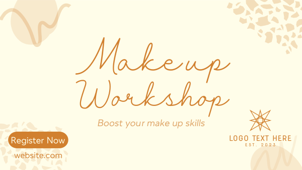 Abstract Beauty Workshop Facebook Event Cover Design Image Preview