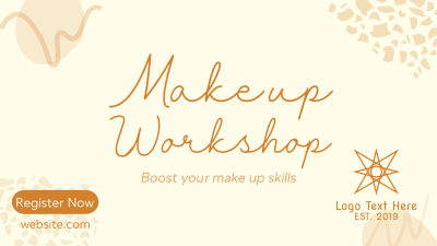 Abstract Beauty Workshop Facebook event cover