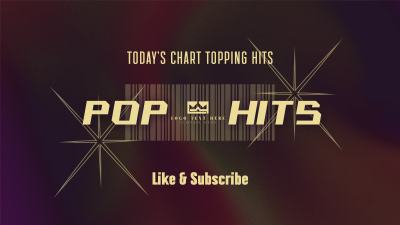 Pop Music Hits YouTube Banner Image Preview