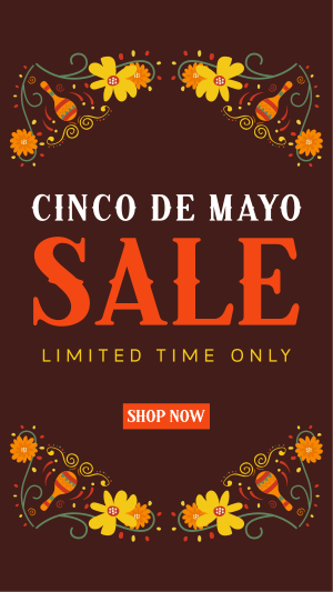 Mexican Party Sale Facebook story Image Preview