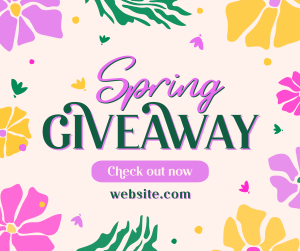 Spring Giveaway Flowers Facebook post Image Preview