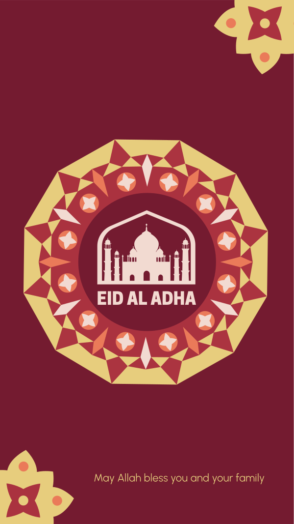 Eid Al Adha Frame Instagram Story Design Image Preview