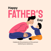 To Our Father's Instagram Post Design