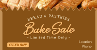 Homemade Bake Sale  Facebook Ad Design