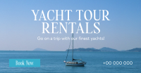 Relaxing Yacht Rentals Facebook Ad Design