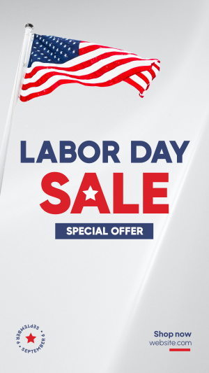 Labor Day Sale Instagram story Image Preview